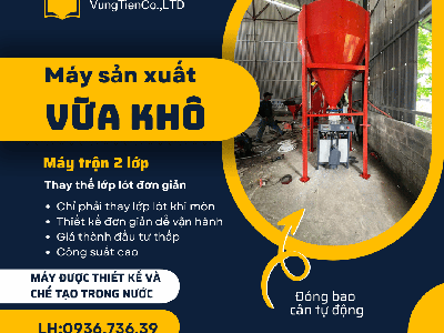 Dây chuyền sản xuất vữa khô , keo dán gạch công suất nhỏ 1