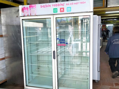 Tủ đông đứng 2 cánh dung tích 1300L nhập khẩu italy mới 91 1