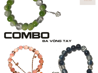 Combo Ba Vòng Tay   Mix một lần là chuẩn gu 0