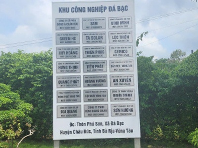 Đất xây nhà trọ cho thuê ngay kcn đá bạc - long tân, mặt tiền đường 12m đi thẳng biển long hải 3