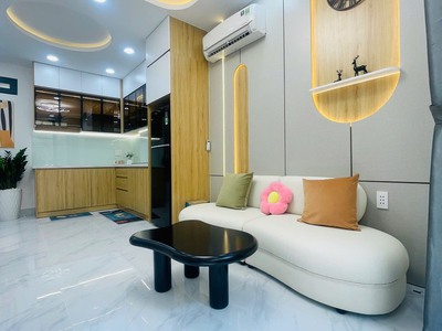 Nhà đẹp 1 trệt 1 lầu, 32m2, 3pn, gần mt nơ trang long   bình thạnh, giá hơn 4 tỷ 0