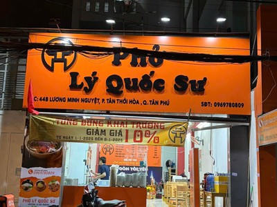 Sang nhượng quán phở   tặng kèm công thức  tại đường lương minh nguyệt - tân phú 0