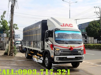 Công ty Phú Mẫn bán xe tải Jac N900E5 2025 thùng mui bạt 0
