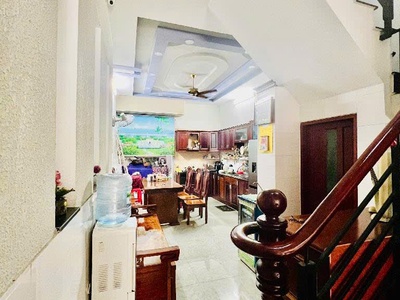  lò gốm q6 - sát view sông thoáng mát - 6.5x14.5 - 4 tầng - 2 mặt hẻm ô tô trước sau - giá 13.5 3