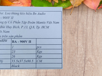 Loa kéo BN Audio BA-900V II bán rẻ giá thanh lý hàng hóa 1