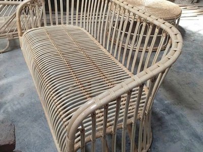 Băng ghế sofa dài mây tự nhiên 2