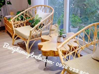 Ghế sofa đơn mây vuông 0