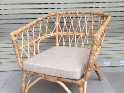 Ghế sofa đơn mây vuông 1