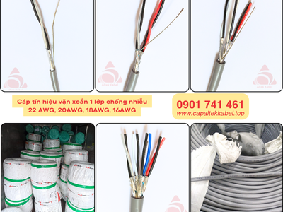 Cáp tín hiệu 22AWG, 20AWG, 18AWG, 16AWG Altek Kabel 0