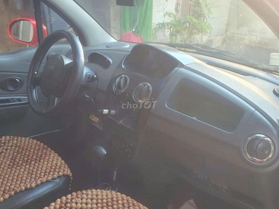 Chevrolet Spark đời 2008, màu đỏ nổi bật 4