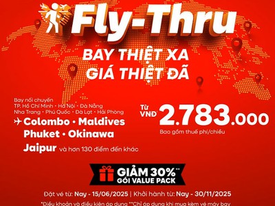 Bay xuyên châu lục cùng AirAsia   Giá chỉ từ 2.783.000 VNĐ 1