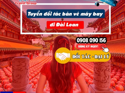 Cơ hội vàng hợp tác bán vé bay Đài Loan cùng Việt Mỹ 0