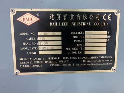 Giải thể công ty cần thanh lý 1 số máy dệt thun hiệu DAHU 3