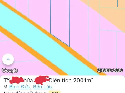 Chủ gửi  bán 2000m  đất vườn mặt tiền kênh kháng chiến - bình đức 2