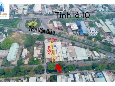 Bán xưởng 200m2 mặt tiền trần văn giàu   ngay vòng xoay tỉnh lộ 10   chỉ 6.5 tỷ tl 0