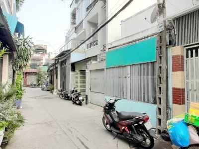 Nhà cấp 4  4 18m/nở hậu  hxh sát đường âu dương lân p3q8 4