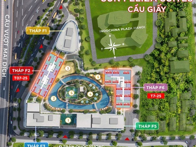 Bán căn 3pn đông nam tầng đẹp sun feliza cầu giấy 0