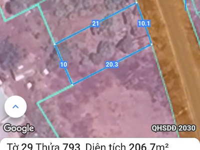 bán đất 100m  thổ cư   120m  cln   sổ riêng   mặt tiền đường nhựa suối nghệ châu đức   giá chỉ 2 2