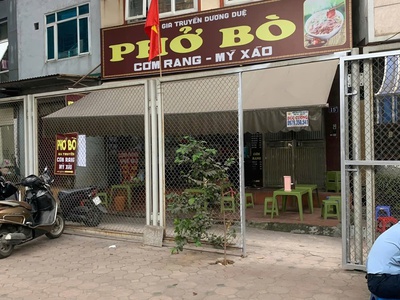 Sang nhượng quán phở bò đang hoạt động tốt   vị trí đắc địa giáp nhất 0