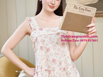Đồ Mặc Nhà 2 Dây Đẹp   Mát Mẻ, Gợi Cảm, Nữ Tính Tuyệt Đối 4