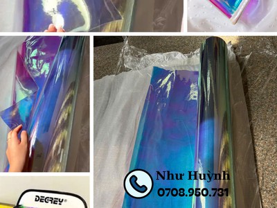 Màng nhựa 7 màu phản quang giá sỉ 0