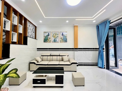 Nhà mới 1 trệt 1 lầu đường 4m 1 trục thẳng tân chánh hiệp 16 gần bệnh viện q12 4