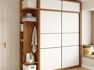 Tủ Áo Gỗ Công Nghiệp MDF Cửa Lùa Phong Cách Nhật Bản 0