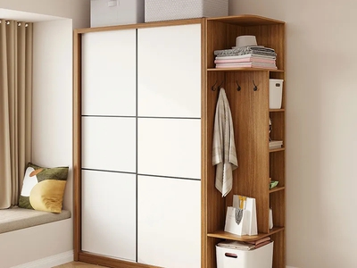 Tủ Áo Gỗ Công Nghiệp MDF Cửa Lùa Phong Cách Nhật Bản 2
