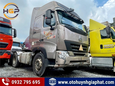 Bán chiếc xe đầu kéo Howo A7 máy 375hp 2015 cũ 0