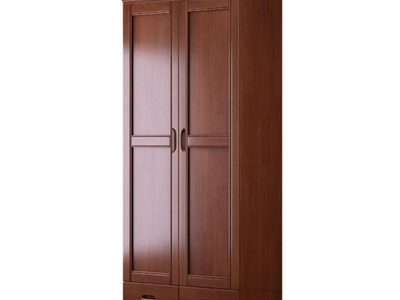 Tủ Quần Áo Gỗ Sồi Phủ Sơn Tự Nhiên Thanh Lịch 1