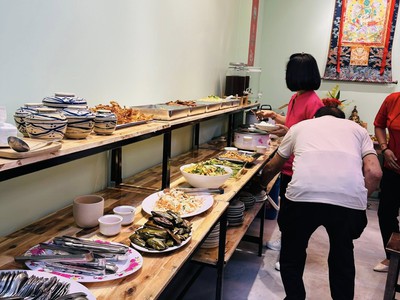 Sang quán buffet chay - mặt tiền nguyễn thị minh khai, đakao, quận 1 1
