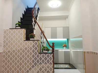 Nhà mới 1lầu/2pn hẻm thông 28 dương bá trạc p2q8 4