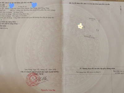 Chính chủ bán đất đẹp ngã 3 đường nguyễn chí thanh   trương định, trung tâm tràm chim mới  đồng 2