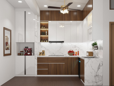 Tủ Bếp Gỗ Công Nghiệp Phủ Acrylic 2