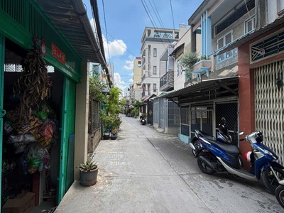 Quận 6   47m2  hậu giang   hxh nhà 2 tầng 0