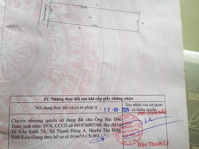 Đất đẹp - giá tốt - bán đất khu đức hoà, gần chùa trương tấn sang 1