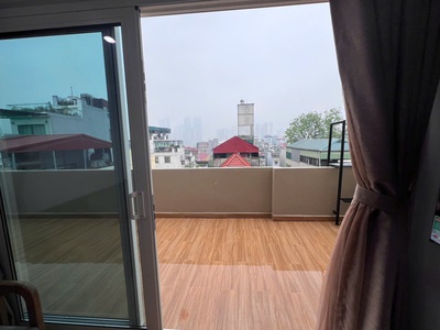 Cho thuê căn hộ 2n1k  full nội thất - ô tô tránh nhau trước nhà 3