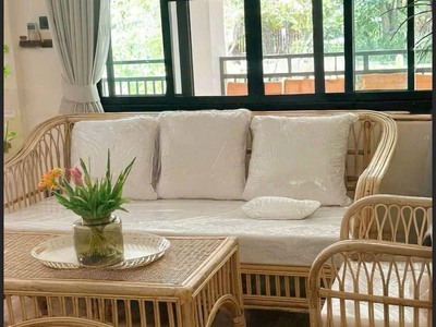 Sofa mây tự nhiên hiện đại phòng khách 6
