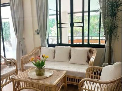 Sofa mây tự nhiên hiện đại phòng khách 2