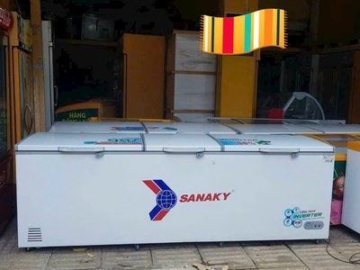 Tủ đông inverter hiệu sanaky 3 cửa dung tích 1300l mới 91 0