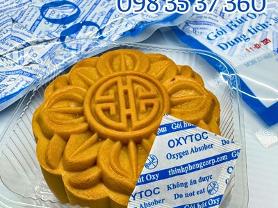 Chống mốc bánh trung thu bằng gói hút Oxyen 0