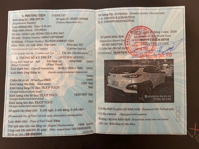 Cần bán Huyndai Kona bản Đặc biệt 2.0 ATH màu trắng 5