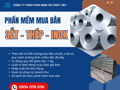 Phần Mềm Mua Bán Sắt Thép Inox 0