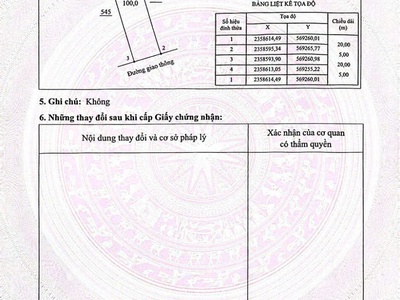 Bán lô đất mặt chính gần dự án việt séc 2 0