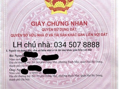 Chính chủ bán nhà phố hồng mai   sổ đỏ sẵn   giá trị cao 3