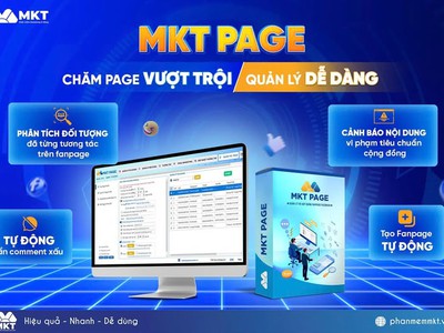  Chăm  Page vượt trội, Quản lý dễ dàng   Chỉ với 1 Click với Mkt Page 0