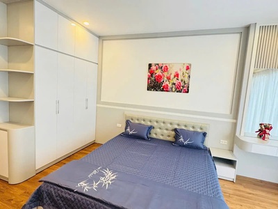 Nhà mới 7 tầng thang máy trần cung   gần phố - giá 10 tỷ 8 4