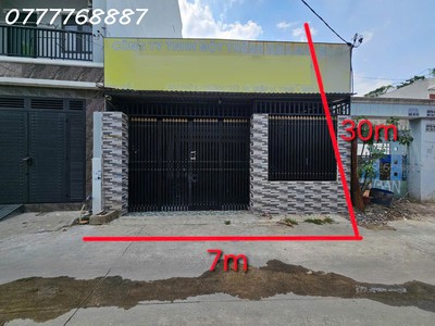 Đầu tư  bán nhà mặt tiền thới an,q.12   dt 7 30m   giá chỉ 8.7 tỷ 0