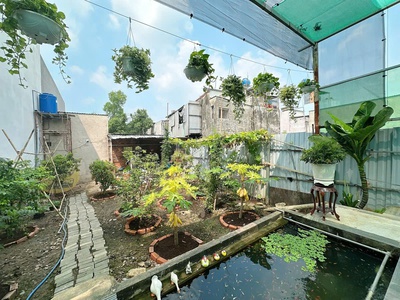 Bán gấp, nhà vườn nghỉ dưỡng dt khủng 1.226m2 mt 26m đường rộng 16m gần nguyễn văn quá 3