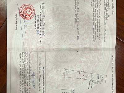 Chính chủ gửi bán nhanh lô đất mặt tiền tỉnh lộ 8 xã hòa phú, huyện củ chi, tp hcm 1